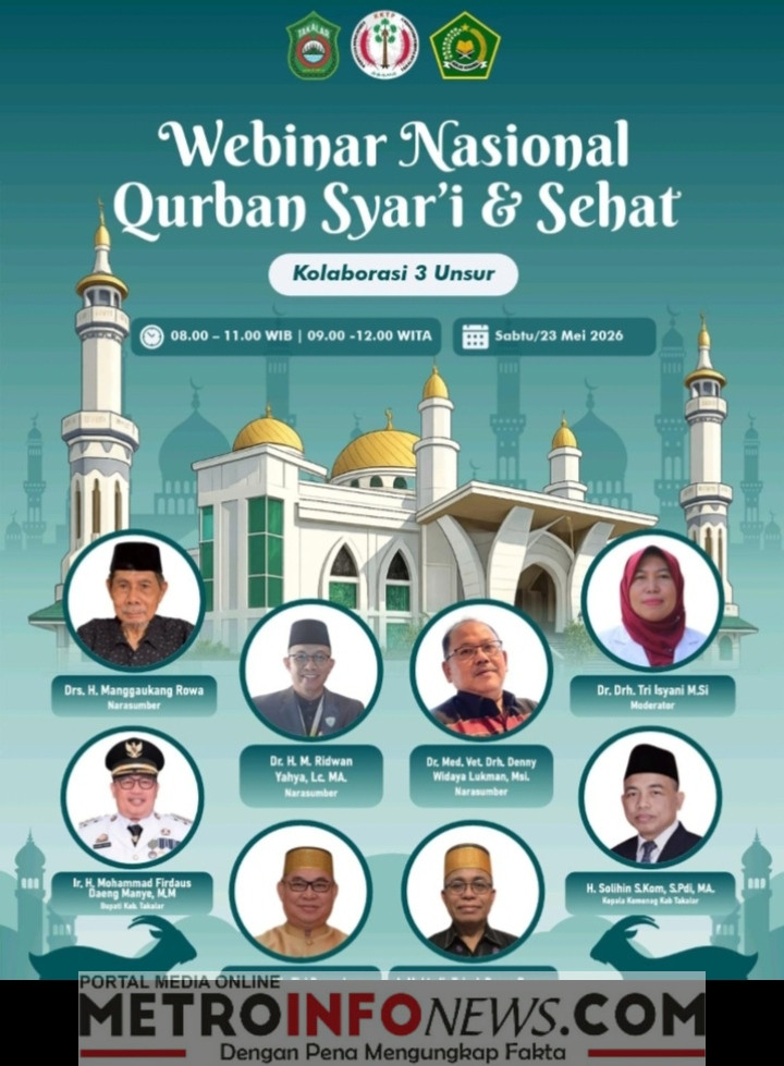 BPN KKTP Gelar Webinar Nasional Qurban Syar’i dan Sehat Sambut Idul Adha 1447 H.