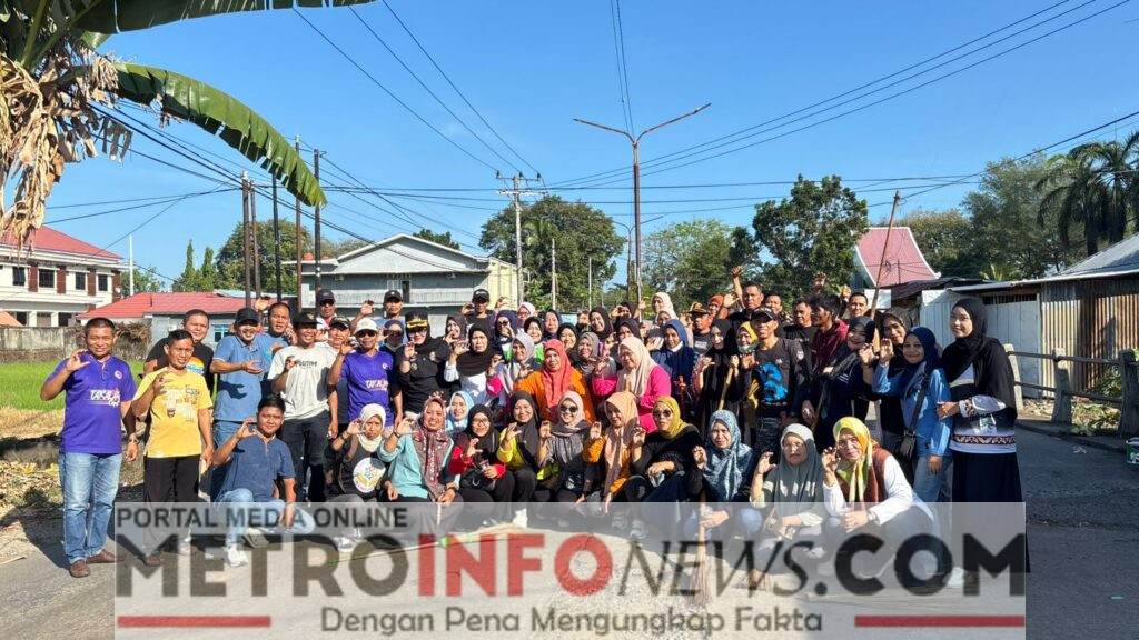 Wujudkan Lingkungan Bersih ,Camat Pattalassang Pimpin Kerja Bakti Serentak 9 Kelurahan.