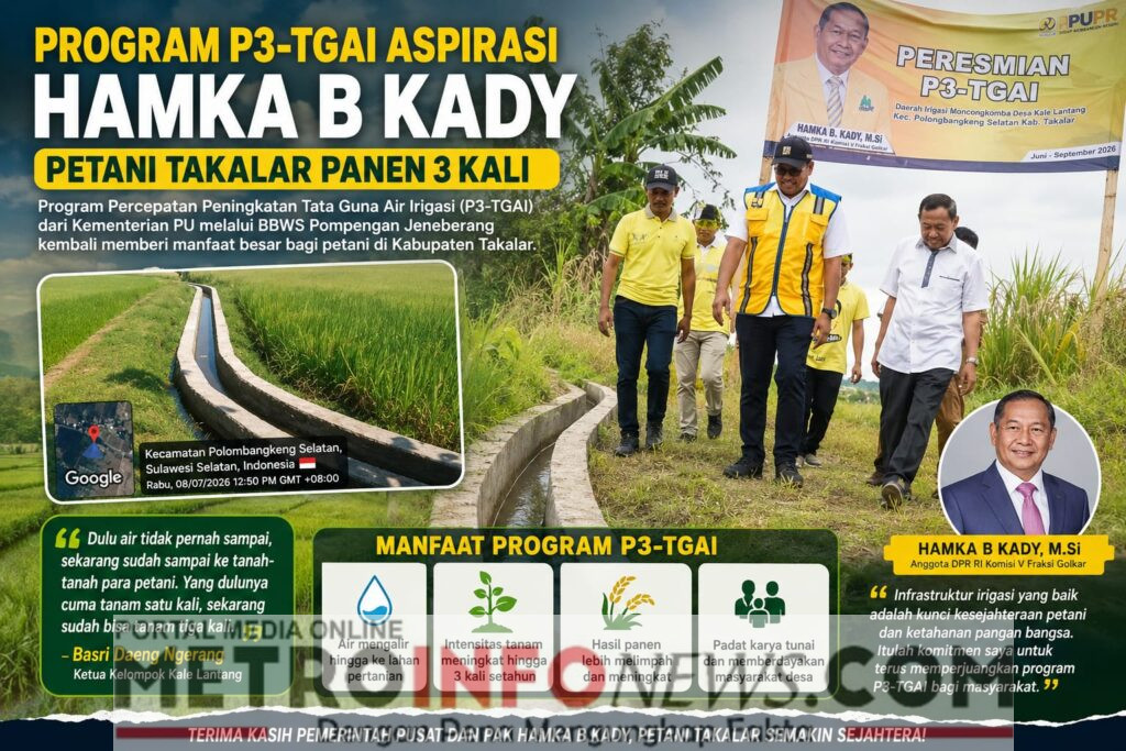 Program P3- TGAI Aspirasi Hamka B Kady, Petani Panen 3 Kali di Takalar.