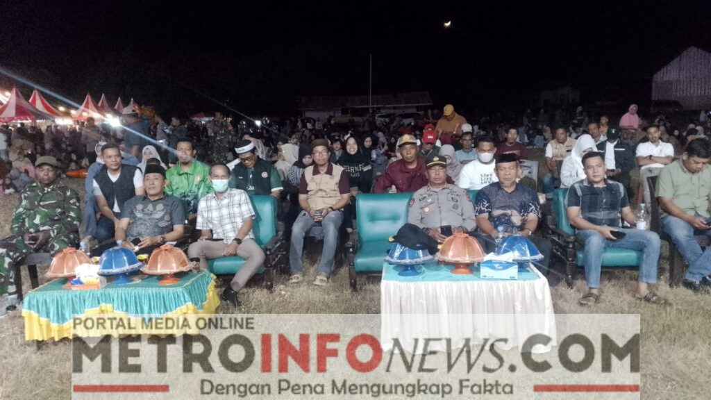 Panggung Hiburan Meriahkan Pembukaan Pesta Rakyat di Marbo, Camat Ajak Warga Jaga Keamanan dan Kebersamaan.