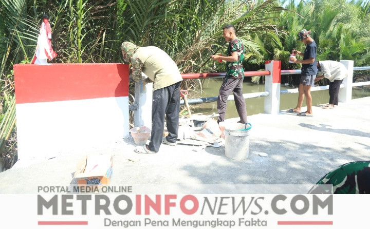 Jembatan Armco Kodim 1426/Takalar Rampung 100 Persen, Siap Permudah Akses dan Dorong Perekonomian Warga.