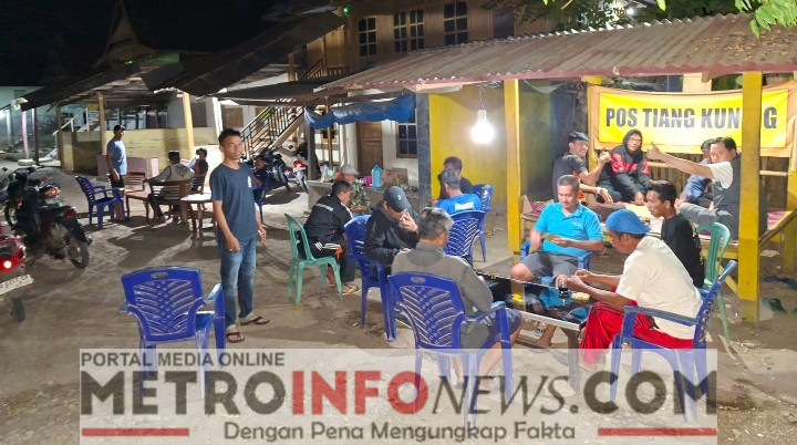 Semarak Kemerdekaan, Pos Tiang Kuning Jipang Perkuat Silaturahmi Warga Lewat Pertandingan Domino.
