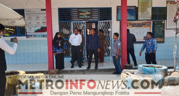 Tim Gabungan Monev Revitalisasi Sekolah di Takalar, Progres Pekerjaan Capai 50 Persen.