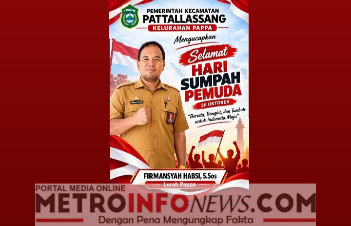 Semangat Sumpah Pemuda,Lurah Pappa Dorong Generasi Muda Berperan Aktif Dalam Pembangunan.